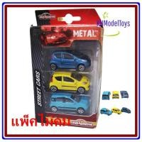 ราคา รถโมเดล รถเหล็ก Majorette - รถเก่า ปี 2013-2014 Fiat Panda/Peugeot/Citroen แพ็คไม่สวย ไม่คม รถสภาพสวย สเกล 1/55 (6215681776)