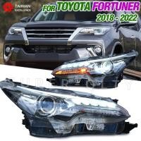 ราคา ไฟหน้าสําหรับ Toyota Fortuner ไฟหน้า 2018-2022 Fortuner LED ไฟหน้า LED DRL อุปกรณ์เสริม (57751679791)