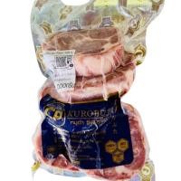 ราคา พรีเมี่ยม Collar Steak สเต็กสันคอหมูดำคูโรบูตะ ตราซีพี-คูโรบูตะ เนื้อนุ่ม ชุ่มฉ่ำ 1000 g/5ชิ้น หอมอร่อย หมู อาหารแช่แข็ง (19983719270)