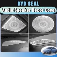 ราคา Byd seal ฝาครอบลําโพงเครื่องเสียงรถยนต์ ตกแต่งภายในรถยนต์ วัสดุสแตนเลส สีเงินสีดำ ของแต่ง accessories (27310491567)
