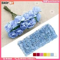 ราคา จัดส่งรวดเร็ว 144ชิ้น ดอกกุหลาบมินิโรส ดอกกระดาษสา 2CM กุหลาบจิ๋วปลอม สำหรับตกแต่ง DIY (40458817800)