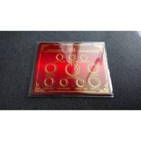 ราคา แผงเปล่า แผงใส่เหรียญ เก็บชุดเหรียญ ที่ระลึก 50 ปี กาญจนาภิเษก ร9 มี 10 ช่อง บรรจุเหรียญ #แผงเหรียญ 25 50 สต.1 5 10 บาท (6370277158)