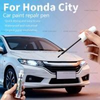 ราคา สําหรับHonda Cityรถซ่อมสีปากกาTouch Up Scratch Remover DIYอุปกรณ์เสริมอัตโนมัติสีดําB92Pสีฟ้าB593MสีแดงR513 สีขาวNH578 (58104089205)