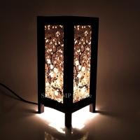 ราคา โคมไฟ กระดาษสาสกรีนลายไก่ฟ้าพื้นเทา สี่เหลี่ยม 5x11" (5426825738)