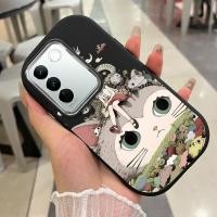 ราคา เคสสำหรับ VIVO V27 5G V27 Pro 5G เคสโทรศัพท์เด็กผู้หญิงและแมวกันกระแทกกลมและอ้วน (44211240406)