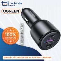 ราคา ที่ชาร์จแบตในรถ พอร์ต USB A / Type C UGREEN 69W PD QC 3.0 PPS ชาร์จเร็ว (23544888857)