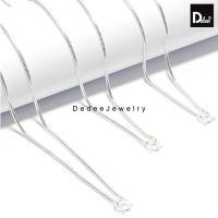 ราคา สร้อยพระ สร้อยคอ สร้อยเงิน ลายกระดูกงูกลม ความยาว 18 - 24 นิ้ว (24070452965)