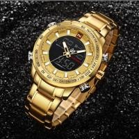 ราคา นาฬิกา นาฬิกา naviforce แท้ รุ่น NF9093 G/G สีทอง สายสแตนเลส รับประกัน 1ปี ของแท้ 100% (1723127068)