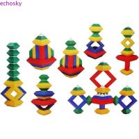 ราคา ECHOSKY พีระมิดอาคารบล็อกชุดเด็กพลาสติกความเร็ว Cube ชุดทาวเวอร์มนุษย์พีระมิดของเล่นเพื่อการศึกษาอาคารบล็อก 3D ปริศนาของเล่นสแควร์อาคารบล็อกของเล่น (55004123026)