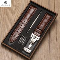 ราคา สายนาฬิกา Frederique Constant Butterfly Buckle ขนาด 18,19,20,21,22 (1001) กล่องไม้ (24892555577)