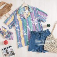 ราคา เสื้อฮาวาย สีพาสเทล (2214665071)