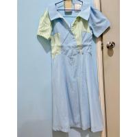 ราคา Lyn around ลายสีฟ้า siz m สภาพดี (26689549174)