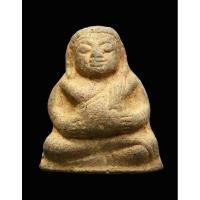 ราคา พระสังกัจจายน์เนื้อดิน หลวงพ่อกวยวัดโฆสิตาราม ปี 2515 (11461090238)