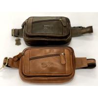 ราคา กระเป๋าคาดอกคาดเอวหนังวัวแท้ กระเป๋าหนังแท้คาดเอว (14249020328)