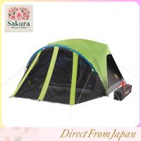 ราคา Coleman Carlsbad Dark Room Tent with Screen Porch for 4/6 People blocks 90% of sunlight, keeping the interior cool. Weather-resistant shelter, easy to set up, made with PFAS-free materials. (560534138