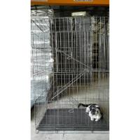 ราคา กรงแมว​พับ​ เบอร์​2​ (No2)​ พร้อม​ถาดอุปกรณ์​ชั้น​3ชิ้น​ กรงพับขนาดใหญ่​ กรงสัตว์เลี้ยงพับได้​(พร้อมส่ง)​ (5990198578)