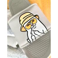 ราคา RIPNDIP รองเท้า Nermal S. Thompson Slides - Grey เบอร์ 8 (28460500846)