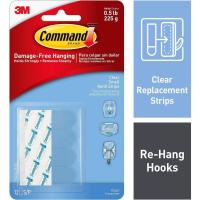 ราคา 3M Command Small Clear Refill Strips 17024 CLR, 12 แถบ/แพ็ค (48750034155)