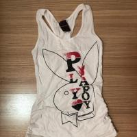 ราคา เสื้อยืดPlayboy รัดรูปทรงสวยมือสอง (1459444092)