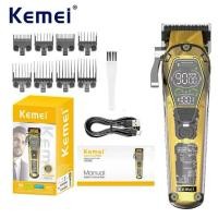 ราคา ปัตตาเลี่ยน Kemei km -1806 Body Professional Hair Clipper สําหรับผู้ชายไร้สายชาร์จผม Trimmer ตัดผมไฟฟ้าตัดผม (41123796097)