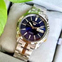 ราคา SEIKO 5 Automatic รุ่น SNKL79K1 นาฬิกาข้อมือผู้ชาย สายแสตนเลสสีเงิน หน้าปัดสีน้ำเงินเข็มทอง - มั่นใจ สินค้าของแท้ 100% (6600489479)