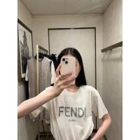 ราคา T-SHIRT FEDI เสื้อยืดคอกลมแขนสั้นสกรีนลายโลโก้ FEDI ที่ด้านหน้า เนื้อผ้าคอตตอนผสมลินิน เนื้อผ้าใส่สบาย (24165689744)