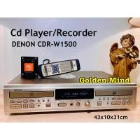 ราคา CD-01-010525 DENON CDR-W1500 เครื่องเล่นซีดีมือสองจากประเทศญี่ปุ่น แถมหม้อแปลงและรีโมทแท้ (26685693724)