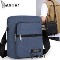 ราคา AGUA1 กระเป๋าสะพายข้าง กระเป๋าสะพายสีเทา Casual Large Messenger Satchel Men (55902661619)