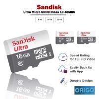 ราคา SanDisk Ultra Micro SDHC Class 10 48MBS (8GB/16GB/32GB) (43365880513)