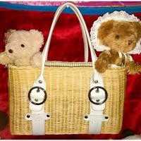 ราคา กระเป๋าสานสะพายข้างงานสานญี่ปุ่น (444322820)