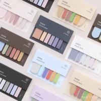 ราคา Paging N Times Stickers Simple Instruction Stickers Student Morandi Color Sticky Notes Sticky Notes Gradient Index Stickers Classification GZO6 (56104964287)