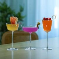 ราคา 【พร้อมส่งในไทย】Martini glass Cocktail แก้วค็อกเทลทรงาสูง แบบบาง (29876260076)