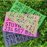 ราคา แผ่นเพลทภาษาอังกฤษพิมพ์ใหญ่ พร้อมตัวเลข 0-9 (ขนาด14.3*24.5 ซม.) CH-005 (3232498190)