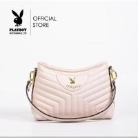 ราคา กระเป๋าสะพายข้าง Playboy สีครีม (43210788771)