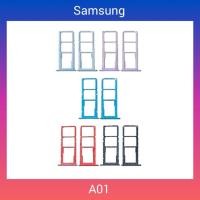 ราคา ถาดใส่ซิมการ์ด | Samsung Galaxy A01 | A015 | SIM Card Tray | LCD MOBILE (7344155391)