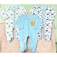 ราคา แพ็ค 3 ตัว ชุดหมีคลุมเท้า ผ้าคอตตอล แบรนด์ MeLove ไซส์ 0-3/3-6 เดือน (27274973602)