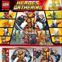 ราคา ส่งฟรีEMSไม่ต้องใช้โค้ด OBM 99359 Iron Man 8in1 Hulkbuster (เลโก้จีน ฮัล์คบัสเตอร์ ไอรอนแมน มินิฟิก) (2273488332)