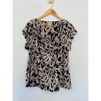 ราคา ผ้าเด้ง เนื้อดี Dana Buchman ไซส์ XL อกหน้าผ้า 46 นิ้ว ยาว 26 แขนล้ำ polyester ผ้ายืด (25674713216)