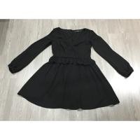 ราคา เดรสสีดำ แบรนด์ Miss Selfridge รุ่น Petites Black Ruffle Dress Size 4 มือสอง สภาพดี รวมส่ง (886791584)