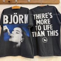 ราคา BJORK THERE'S MORE TO LIFE THAN THIS Bio Wash Bootleg เสื้อวินเทจ เสื้อทัวร์ heavy vintage shirt (41301809577)
