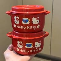 ราคา lunch box ปิ่นโต Hello Kitty กล่องเก็บของสดกล่องเบนโตะเกรดอาหารพร้อมฝาปิดพนักงานออฟฟิศนักเรียนกล่องอาหารกลางวันบรรจุย่อยไมโครเวฟความร้อน (44327523440)