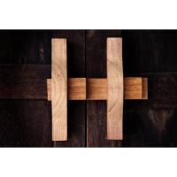 ราคา กลอนไม้โบราณ มือจับโบราณ ที่ล็อคบานโบราณ มือจับไม้ ตัวล็อคบานประตูไม้ สลักประตู ไม้แท้ ไม้แดง (1990179909)