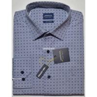 ราคา KEMEJA เสื้อเชิ้ตแขนยาวทางการผู้ชาย ARROW สีเทา Regular Motif CF12 ORIGINAL (8715673511)