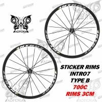 ราคา Decal Rims Intro7 Type B Fixed Gear Road Bike Fixie Track Bike 700c (19727164877)