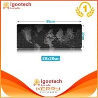 ราคา igootech mousepads Big Size. 80 x 30 cm. แผ่นรองเม้าส์ ขนาดใหญ่ ใช้งานดี ลายแผนที่โลก (6211722942)