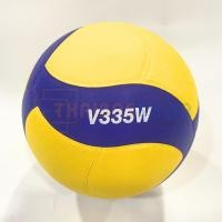 ราคา (ของแท้ 100%) วอลเลย์บอล Mikasa V335W ลูกวอลเลย์บอล หนังอัด PU นุ่ม ของแท้ มีมอก. รุ่นสันทนาการ (18845080338)