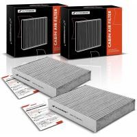 ราคา A-Premium ไส้กรองอากาศห้องโดยสาร 2 ชิ้น พร้อมถ่านกัมมันต์ ใช้ได้กับ Porsche 911 2012-2019, Boxster 2013-2016, Cayman 2014-2016, 718 Boxster 2017-2020 2.0L 2.5L, 718 Cayman 2017-2 (47350764279)