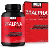 ราคา Test X180 Alpha Max Total Testosterone และ Nitric Oxide Booster สําหรับผู้ชายที่มีเมล็ด Fenugreek และ Tribulus เพื่อเพิ่มการไหลของเลือดและปรับปรุงประสิทธิภาพกีฬาชาย, Force Factor, (43128002911)