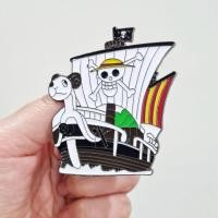 ราคา Enamel Pin / Brooch / Badge พิน เข็มกลัดแบบหมุด เข็มกลัดโลหะ Going Merry One Piece (29212031981)