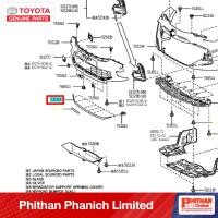 ราคา โครเมี่ยมหน้า โตโยต้า MOULDING RADIATOR TOYOTA 53121-YP270 Vios Yaris Yaris Ativ (25261865099)